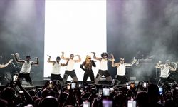 Grammy Ödüllü ABD'li şarkıcı Christina Aguilera Antalya'da konser verdi