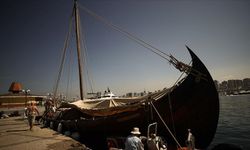 Viking yelkenlisi İstanbul'da Viking hayranları için hazırlanıyor