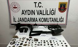 Aydın'da kaçak kazı yaparken yakalanan yabancı uyruklu tutuklandı