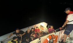 Bodrum açıklarında 12 düzensiz göçmen yakalandı