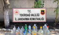 Tekirdağ'da 30 litre sahte içki ele geçirildi