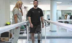 Operasyonda bacağını kaybeden gazinin hedefi milli sporcu olmak