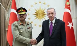 Cumhurbaşkanı Erdoğan, Pakistan Kara Kuvvetleri Komutanı Munir'i kabul etti