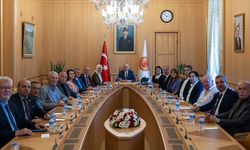 TBMM Başkanı Kurtulmuş, BiSAV heyetini kabul etti