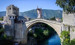 Mostar Köprüsü'nde Red Bull Cliff Diving heyecanı yaşandı