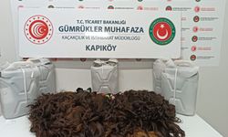 Kapıköy Gümrük Kapısı'nda 56 kilo 230 gram insan saçı ele geçirildi