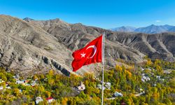 Erzurum'un Tortum ilçesinde sonbahar renkleri hakim oldu