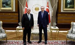 Cumhurbaşkanı Erdoğan, DSP Genel Başkanı Aksakal'ı kabul etti