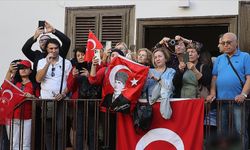 Selanik'teki Atatürk Evi'nde, Türkiye Cumhuriyeti'nin 100. yılı dolayısıyla tören düzenlendi
