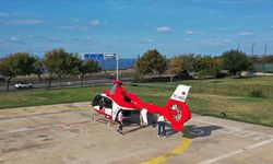 Karadeniz'de ambulans helikopterle 9 ayda 198 hasta taşındı