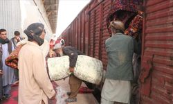 Afganistan'a yardım malzemesi taşıyan "İyilik Treni"nin 19'uncusu Herat'a ulaştı