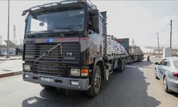 Filistin Kızılayı: 47 yardım tırı daha Gazze'ye giriş yaptı