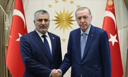 Cumhurbaşkanı Erdoğan, Libya Devlet Yüksek Konseyi Başkanı Tekale'yi kabul etti