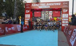 Gaziantep'te 5. Gazi Yarı Maratonu başladı
