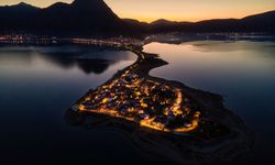 Eğirdir ilçesinin turizm bölgesi Yeşil Ada