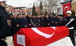 Şehit polis memuru Cengiz Parlak, Amasya'da son yolculuğuna uğurlandı