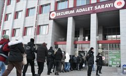 Erzurum merkezli "Sibergöz-20" operasyonunda yakalanan 71 zanlı adliyede