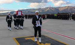 Şehit Polis Memuru Fırat Der, Denizli'de son yolculuğuna uğurlandı