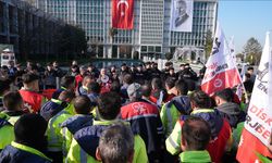 Enerji işçilerinden İBB yönetimine "maaş zammı" protestosu