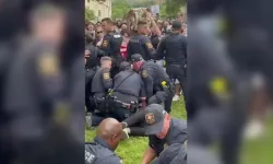 Washington Üniversitesi"nde öğrencilere polisin sert müdahalesi