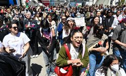 Filistin'e destek gösterilerinde Güney Florida Üniversitesinde 10 öğrenci gözaltına alındı