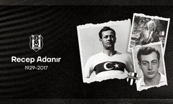 Beşiktaş, eski futbolcusu Recep Adanır'ı andı