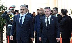 Cumhurbaşkanı Yardımcısı Yılmaz ile Dışişleri Bakanı Fidan, Reisi'nin taziyesine katıldı