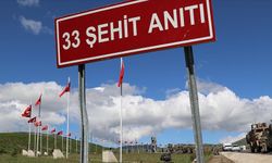 Bingöl'de PKK'lı teröristlerce şehit edilen silahsız 33 asker anıldı