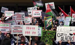 Hacettepe Üniversitesi'nde İsrail'in saldırıları protesto edildi