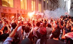 New York'ta Filistin yanlısı gösteri düzenlendi
