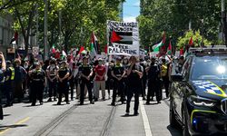 Avustralya'da polis, Melbourne'deki Filistin'e destek gösterisine müdahale etti