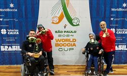 Paralimpik sporcular Havva Alyurt ile Öner Bozbıyık'tan altın madalya