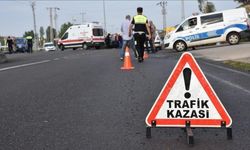 Erzincan’da bariyerlere çarpan hafif ticari araçtaki 4'ü çocuk 9 kişi yaralandı