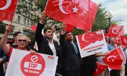 Cumhurbaşkanı Erdoğan'ı, ABD'de Türk vatandaşları karşıladı
