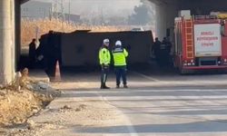 Denizli'de devrilen işçi servisindeki 4 kişi öldü, 6 kişi yaralandı