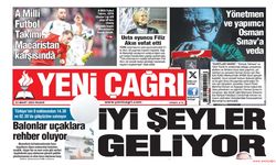 Yeni Çağrı Gazetesi'nin 23 Mart 2025 Pazar Tarihli Gazete Sayfaları