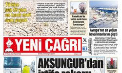 Yeni Çağrı Gazetesi'nin 21 Nisan 2025 Pazartesi Tarihli Gazete Sayfaları