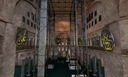 Ayasofya'nın ana kubbesinde tarihi restorasyon başlıyor