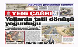 Yeni Çağrı Gazetesi'nin 10 Haziran 2025 Salı Tarihli Gazete Sayfaları