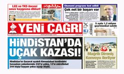 Yeni Çağrı Gazetesi'nin 13 Haziran 2025 Cuma Tarihli Gazete Sayfaları