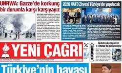 Yeni Çağrı Gazetesi'nin 26 Haziran 2025 Perşembe Tarihli Gazete Sayfaları
