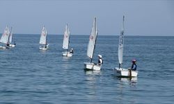 Tekirdağ'da sporcular mavi sularda milli takıma yelken açıyor