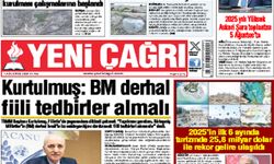 Yeni Çağrı Gazetesi'nin 1 Ağustos 2025 Cuma Tarihli Gazete Sayfaları