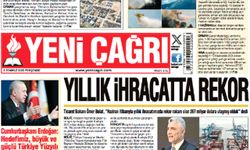 Yeni Çağrı Gazetesi'nin 3 Temmuz 2025 Perşembe Tarihli Gazete Sayfaları