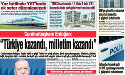 Yeni Çağrı Gazetesi'nin 13 Temmuz 2025 Pazar Tarihli Gazete Sayfaları