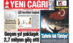 Yeni Çağrı Gazetesi'nin 15 Temmuz 2025 Salı Tarihli Gazete Sayfaları
