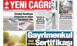 Yeni Çağrı Gazetesi'nin 25 Temmuz 2025 Cuma Tarihli Gazete Sayfaları