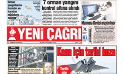 Yeni Çağrı Gazetesi'nin 27 Temmuz 2025 Pazar Tarihli Gazete Sayfaları