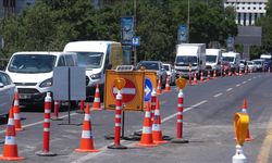 Sıhhiye Köprüsü'nde bakım çalışmaları nedeniyle trafik yoğunluğu oluştu