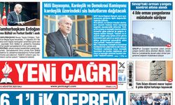 Yeni Çağrı Gazetesi'nin 12 Ağustos 2025 Salı Tarihli Gazete Sayfaları
